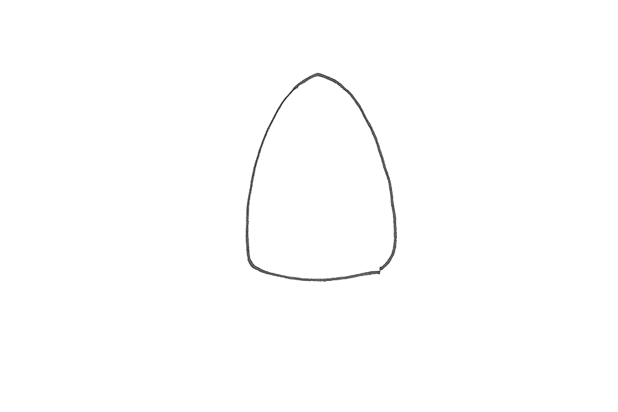 简单的火箭简笔画画法步骤-图1