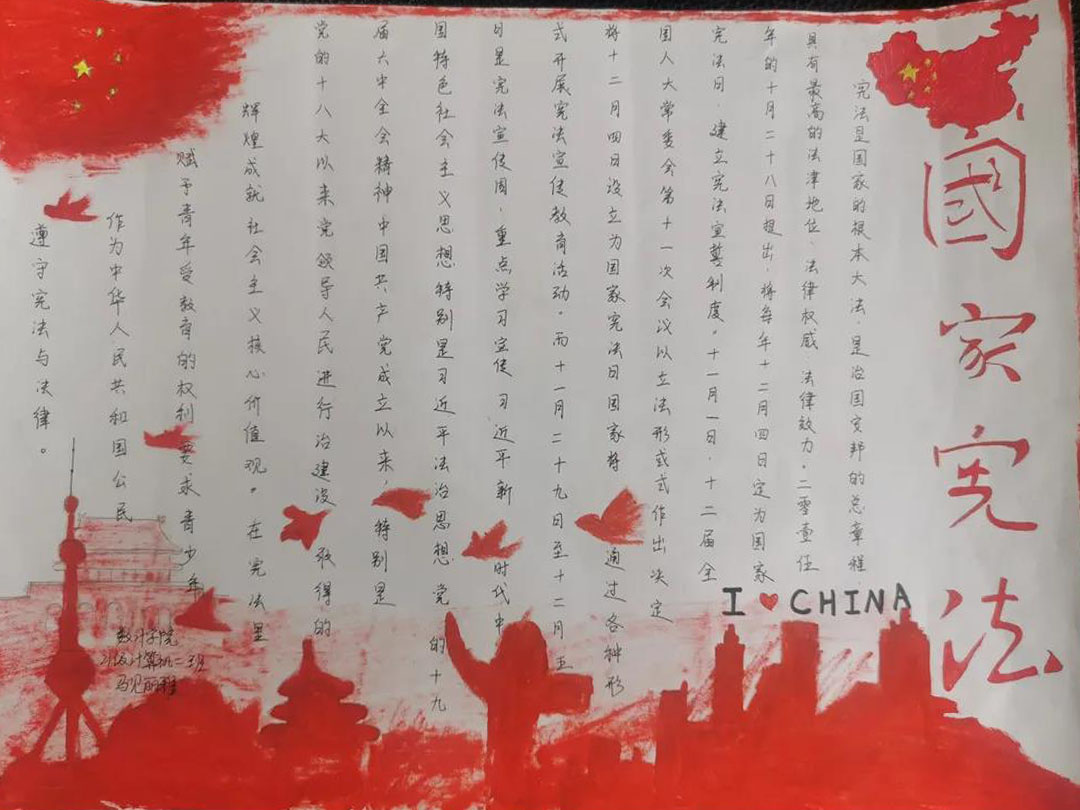 法制宣传日手抄报简单好看-图4