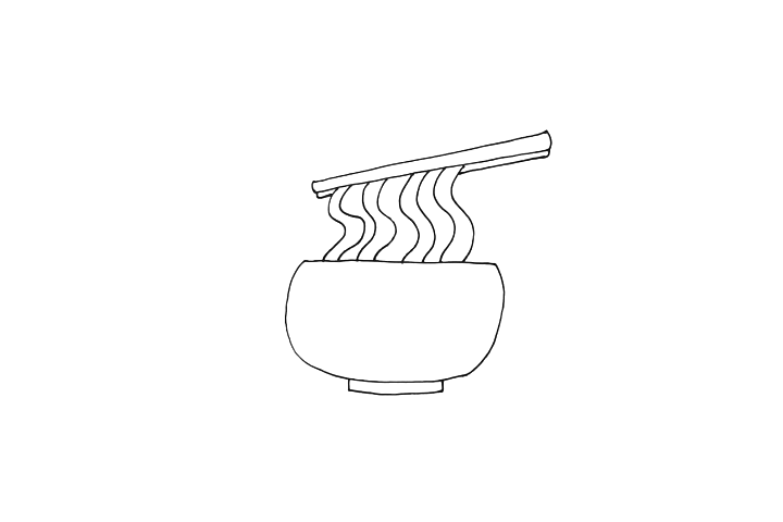 一碗面条怎么画-图2