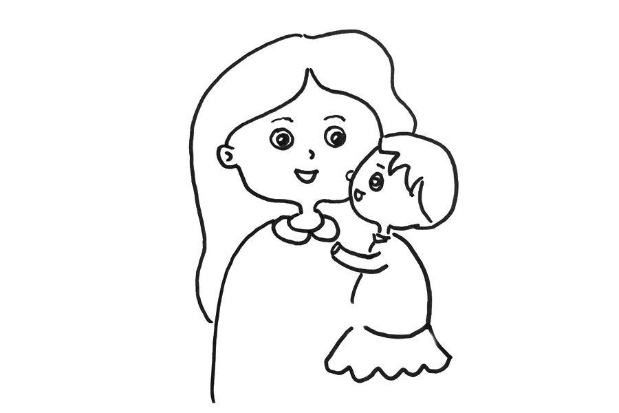 如何画母亲节的画-图3