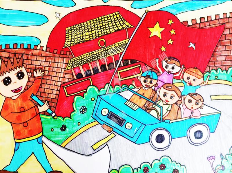 北京回忆记录儿童画好看