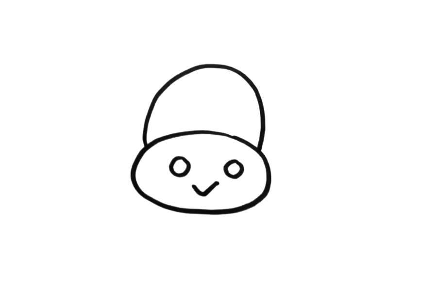 可爱奶牛简笔画画法教程-图2