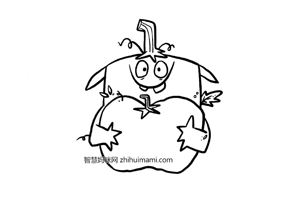 可爱万圣节简笔画怎么画-图4