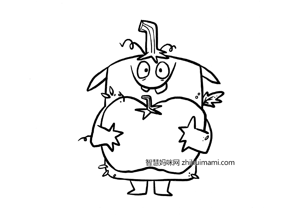 可爱万圣节简笔画怎么画-图5