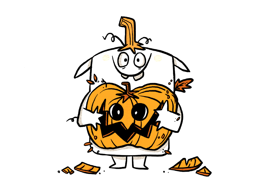 可爱万圣节简笔画怎么画