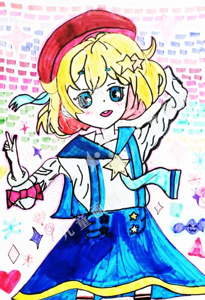 魔法少女动漫人物绘画