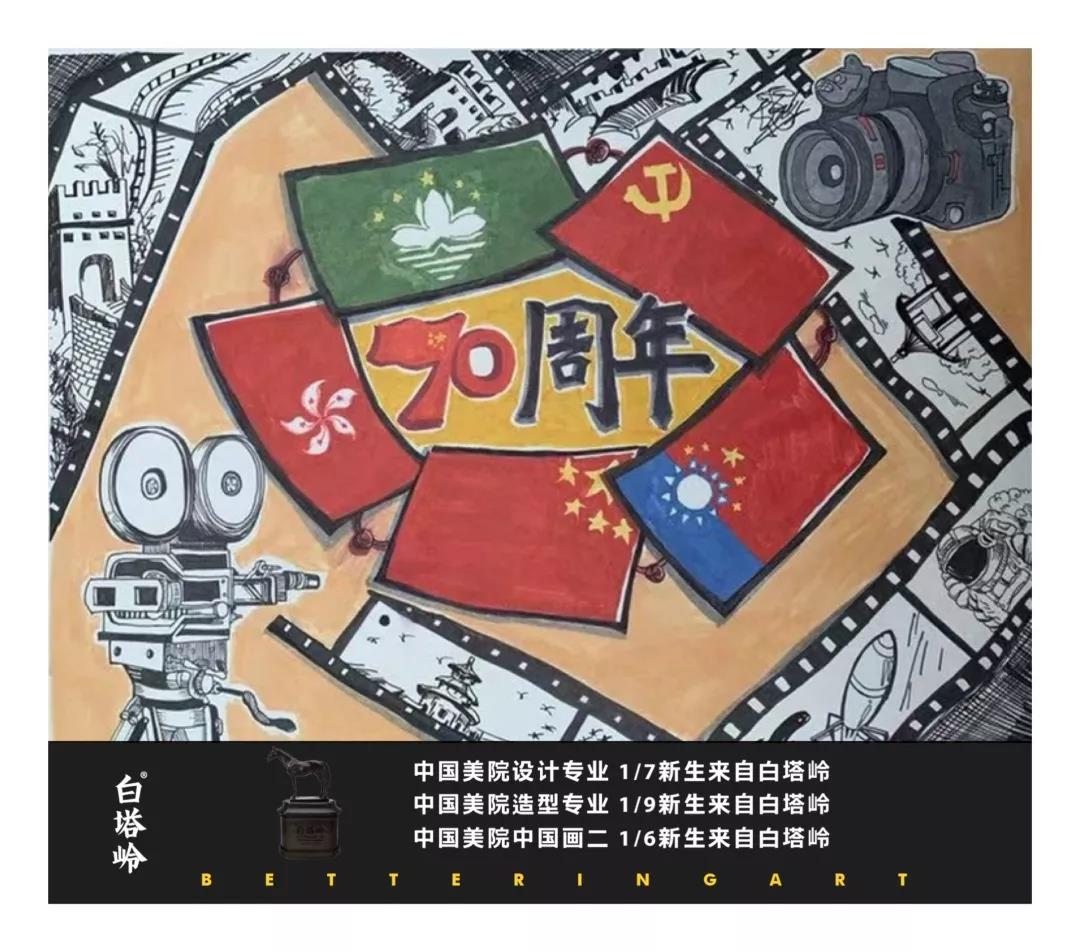 国庆节创意手绘作品-图3