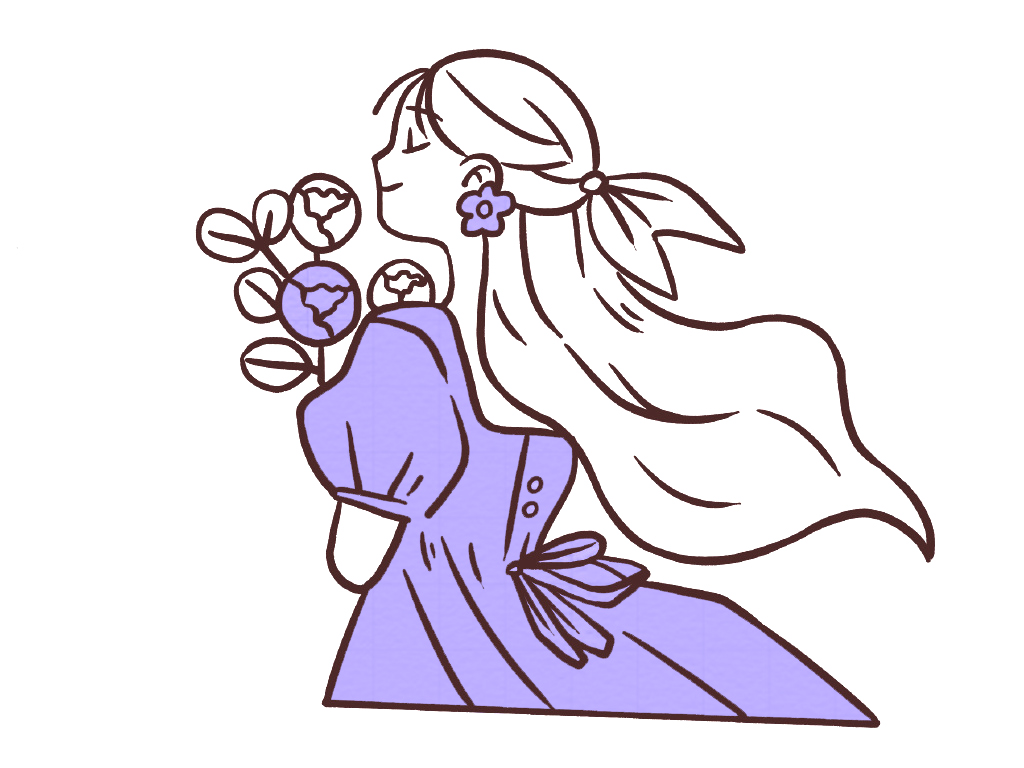 可爱少女头像简笔画-图7