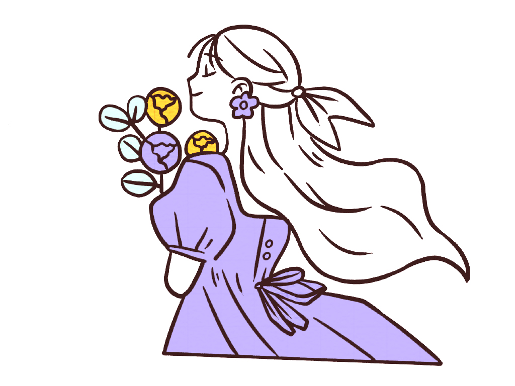 可爱少女头像简笔画-图8