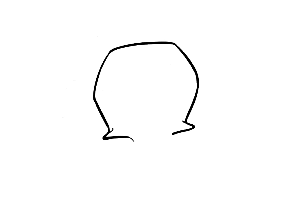 吸烟有害健康简笔画-图1