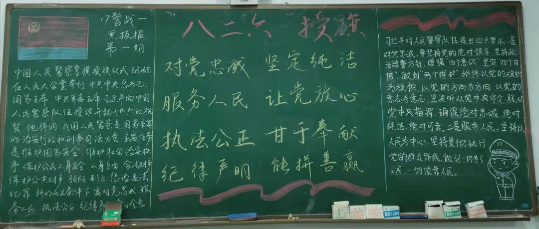 “八二六授旗仪式及训词精神”主题板报-图7