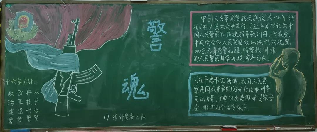 “八二六授旗仪式及训词精神”主题板报-图8
