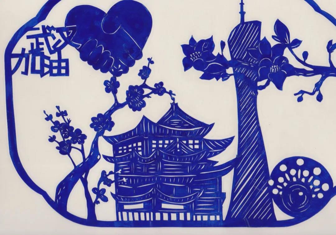 战胜病毒儿童画作品-图2