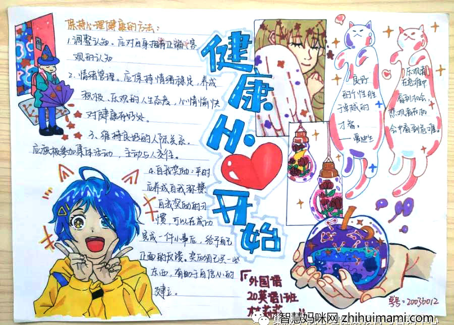 非常优秀的心理健康手抄报-图3