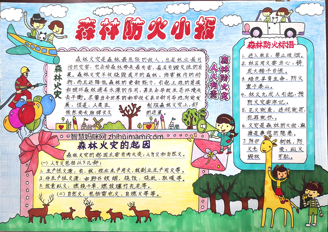 关于人与自然的手抄报-图4