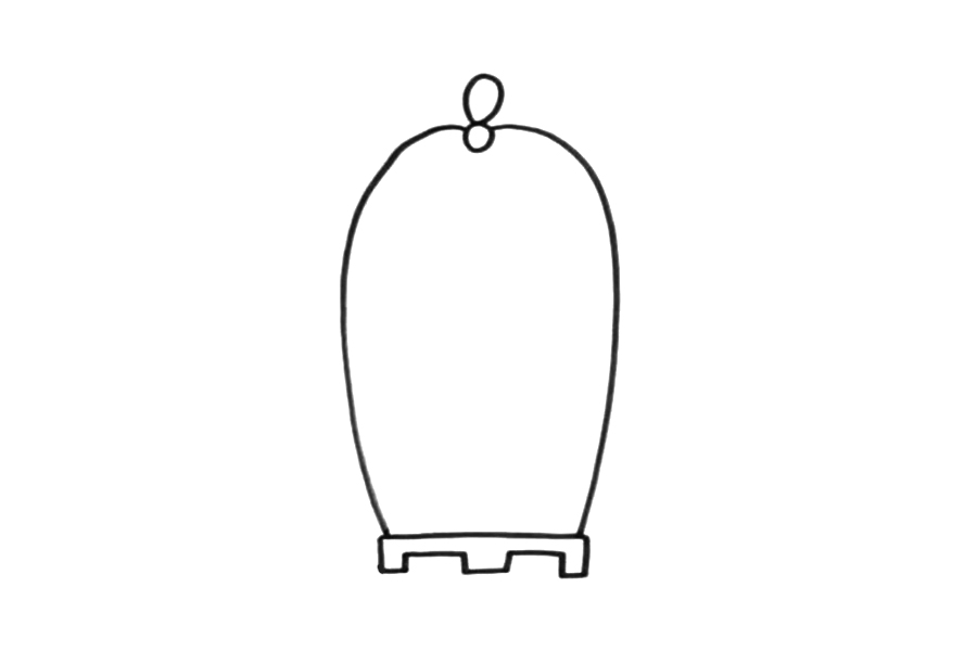 简单漂亮的鸟笼怎么画-图1