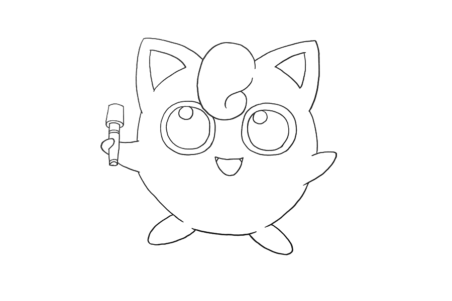 胖丁简笔画画法图解-图2