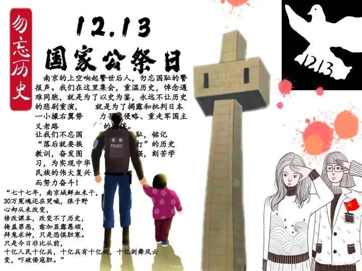 2021年国家公祭日手抄报绘画一等奖-图5