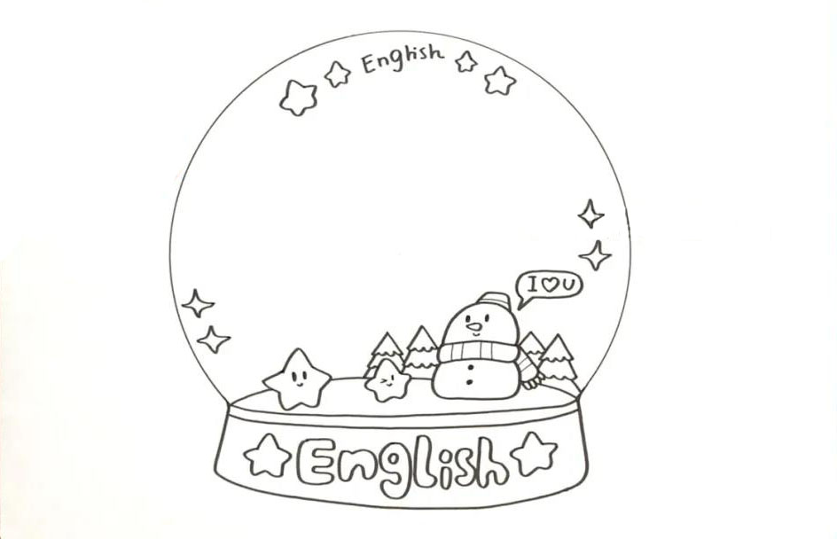 漂亮的英语学科手抄报-图3