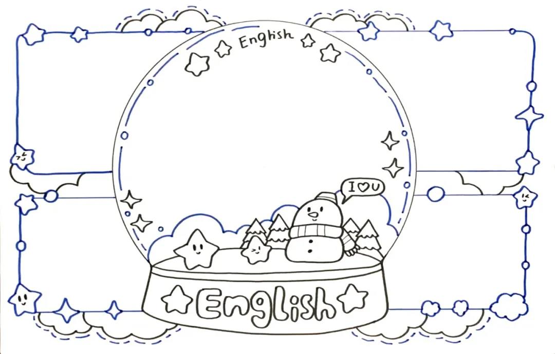 漂亮的英语学科手抄报-图5