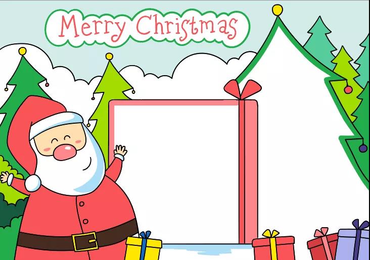 英文圣诞节手抄报一等奖
