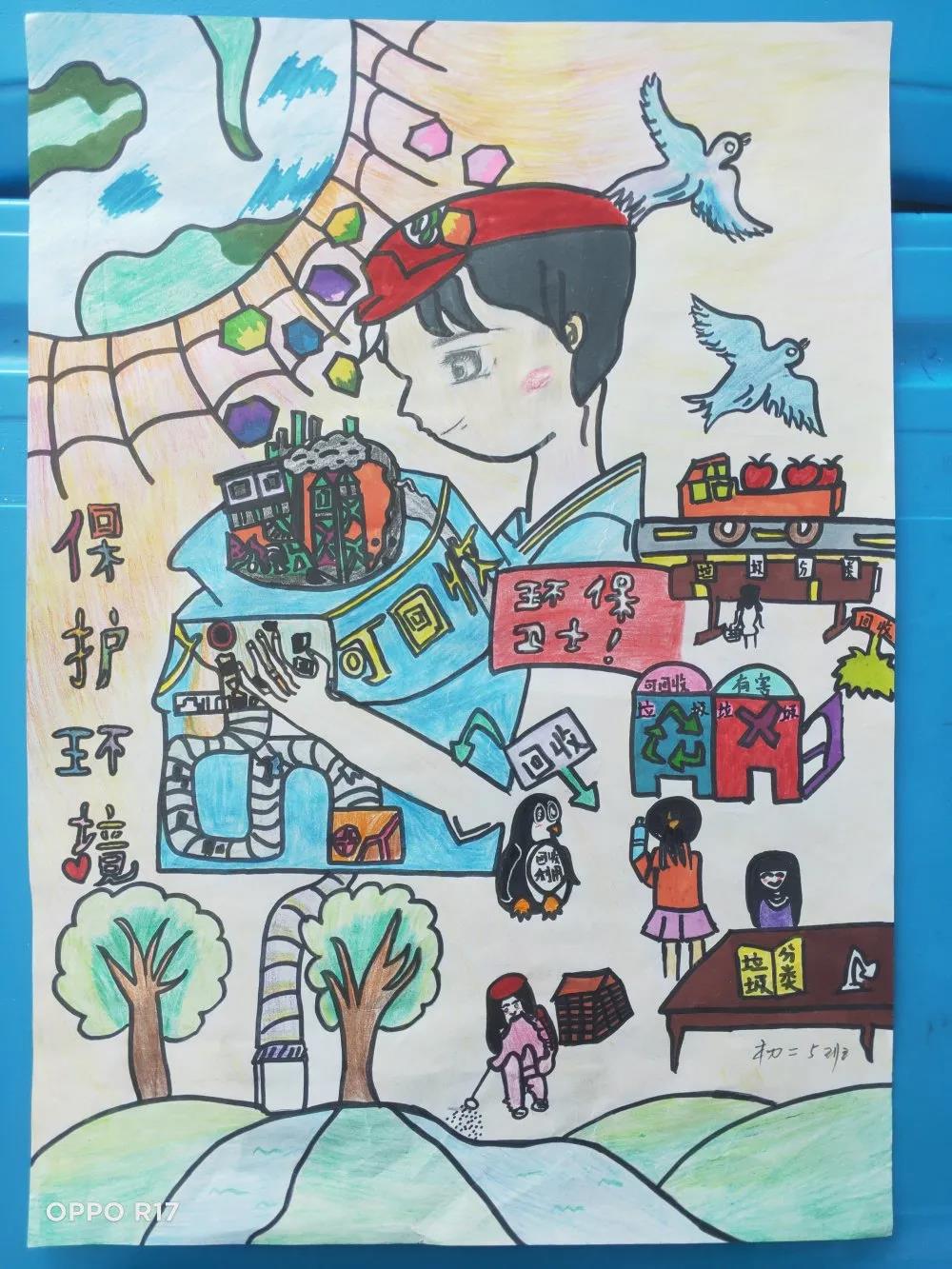 垃圾分类儿童画简单又漂亮-图6