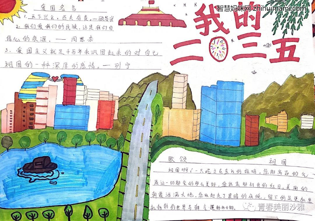 畅享2035年主题手抄报绘画-图3