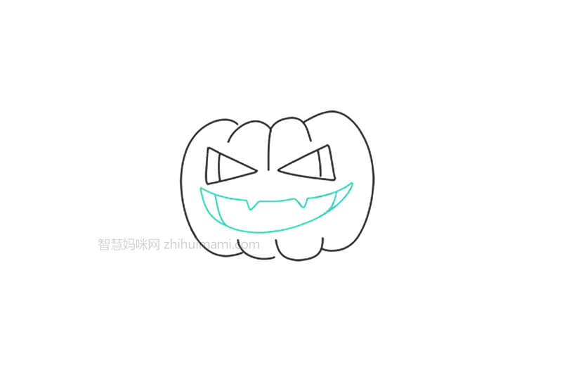 一步一步学画万圣节南瓜灯-图4