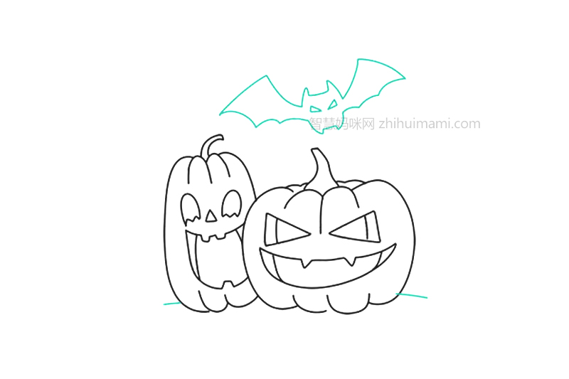 一步一步学画万圣节南瓜灯-图8