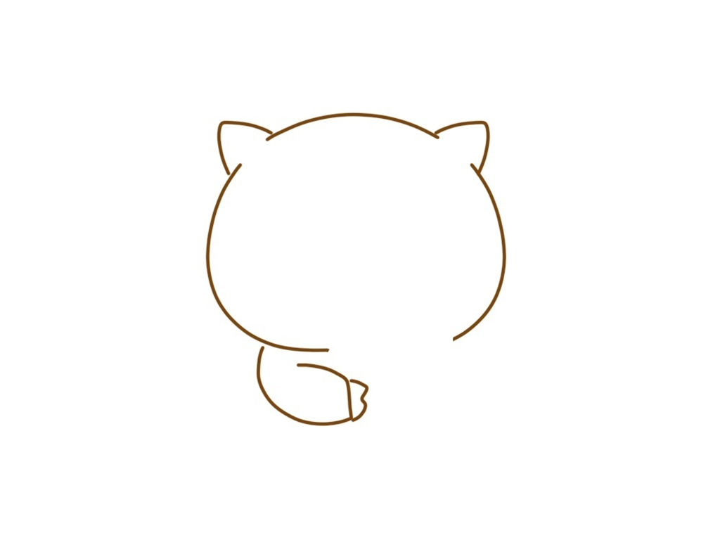 招财小猪简笔画教程-图4