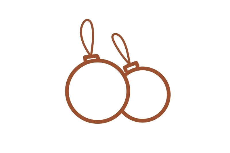 圣诞装饰小球怎么画-图2