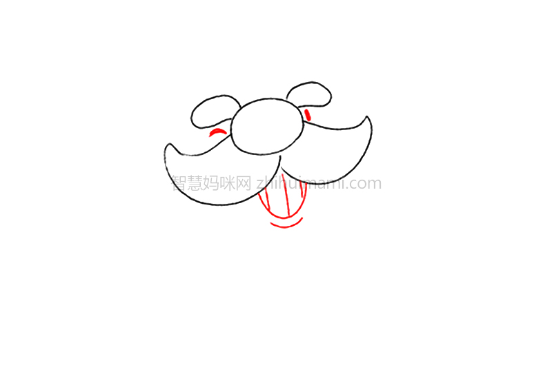 爱心圣诞老人简笔画教程-图4