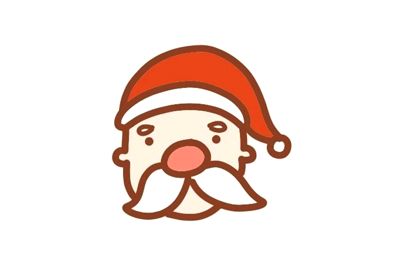简单四步画圣诞老人简笔画