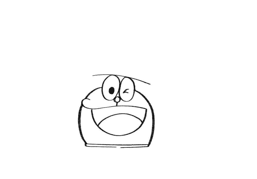 大雄的黄金岛 哆啦A梦简笔画教程-图3