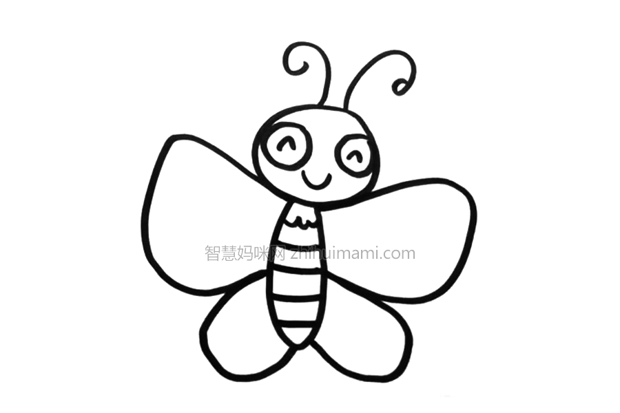美丽的蝴蝶怎么画-图3