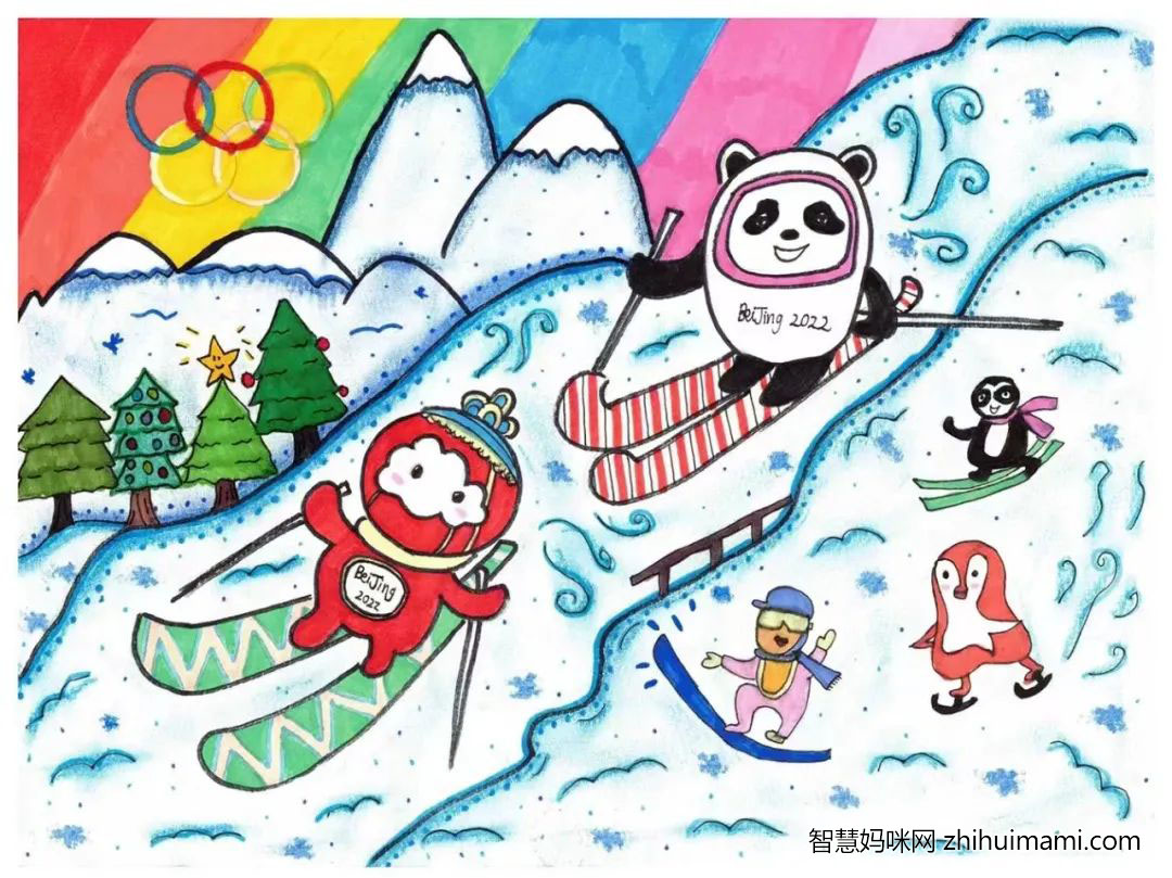 “连梦冬奥  一起向未来”主题绘画-图3