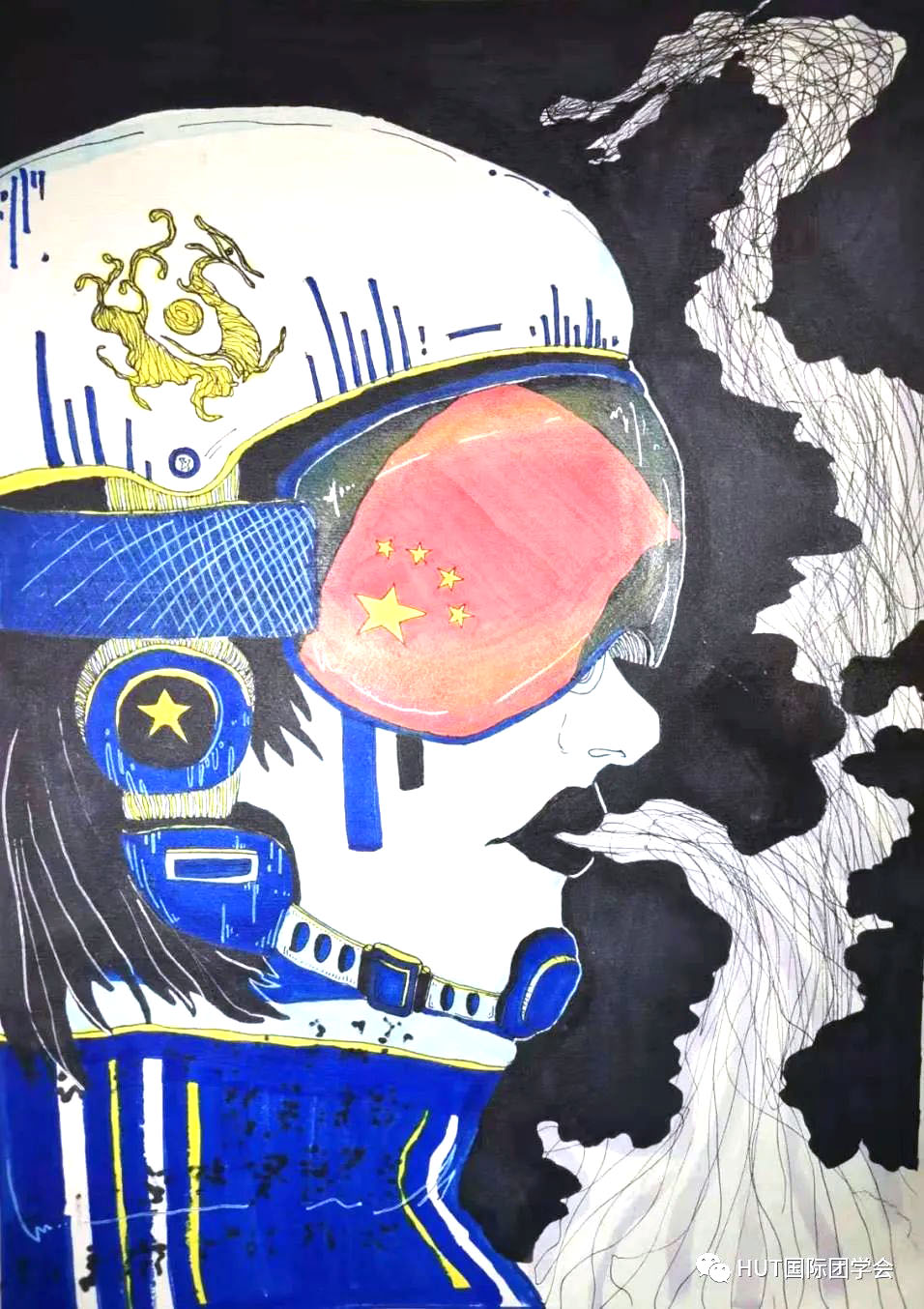 “为奥运喝彩 绘梦冬奥”主题绘画作品-图4