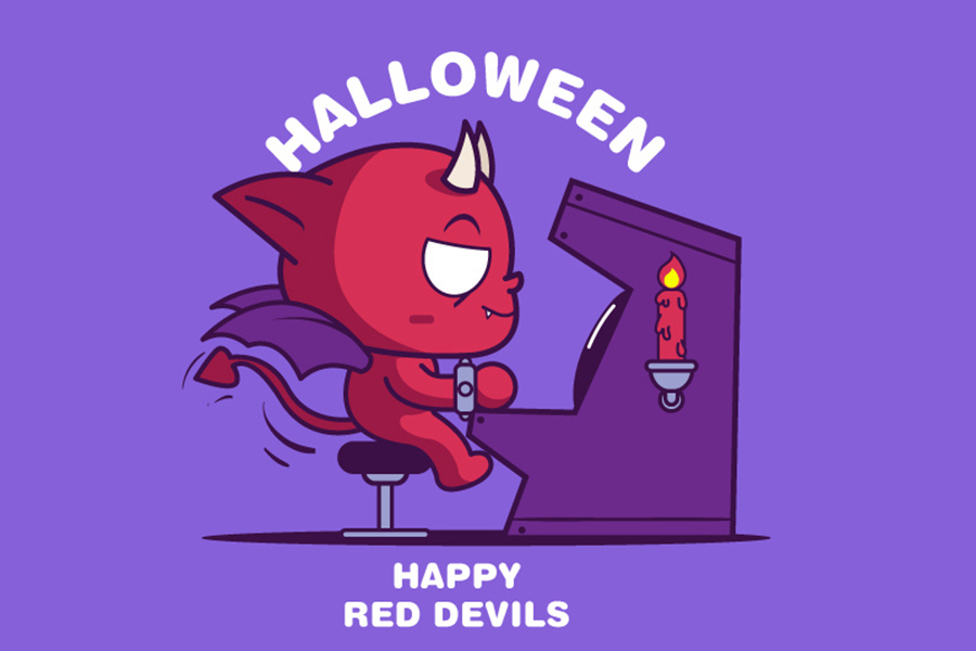 一组萌萌哒万圣节小鬼简笔画图片-图5