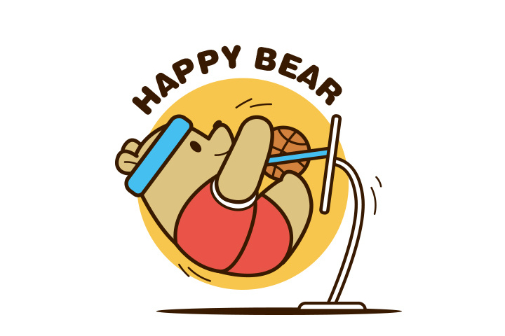 步骤2：扣篮小熊