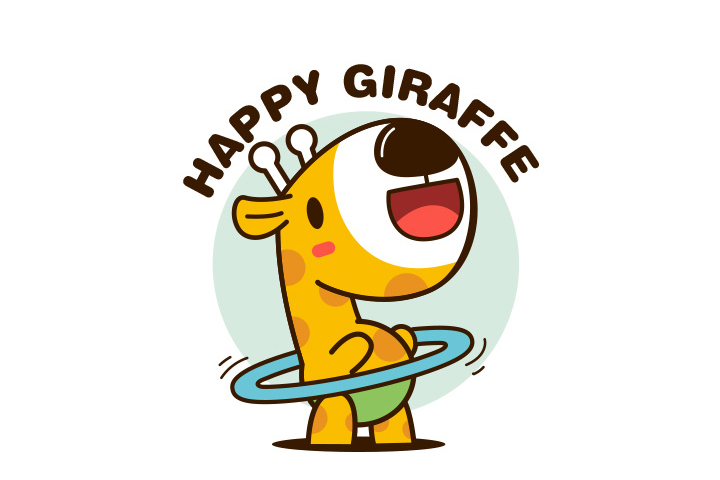 步骤11：呼啦圈长颈鹿