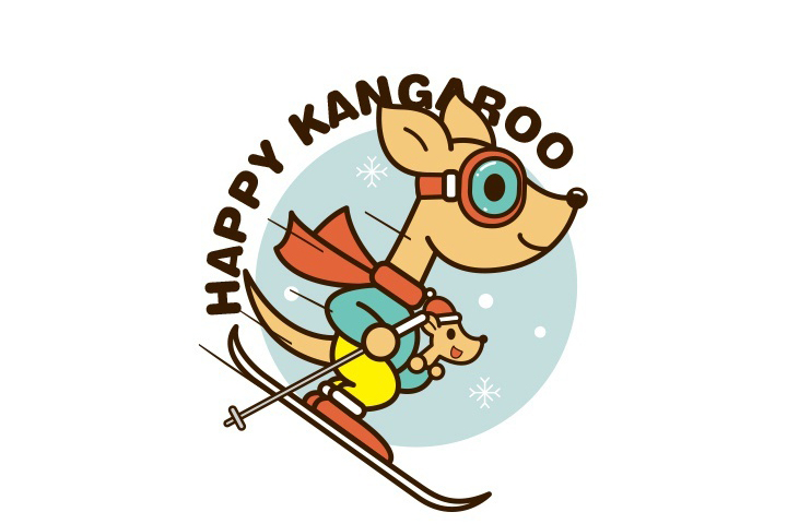 步骤1：滑雪的袋鼠