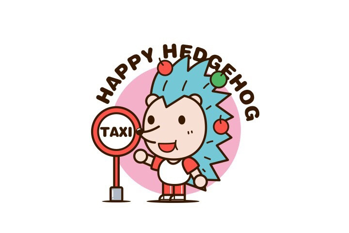 步骤7：小刺猬打的士