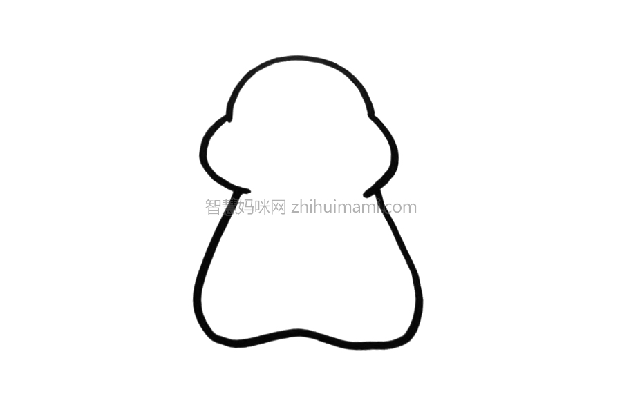 皮卡丘的画法步骤-图2