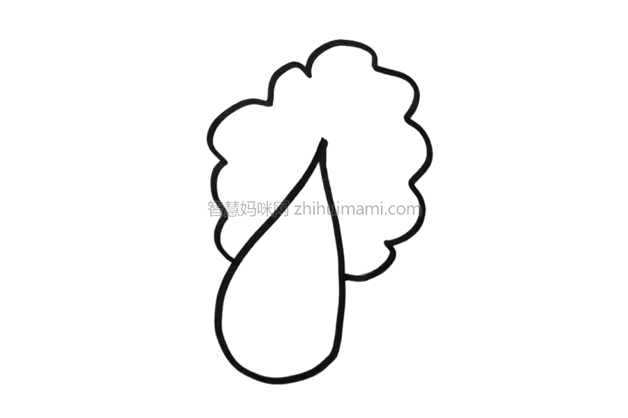 可爱大白菜怎么画-图2