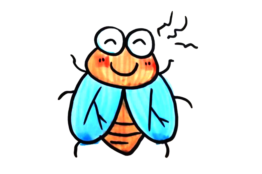 可爱的婵怎么画