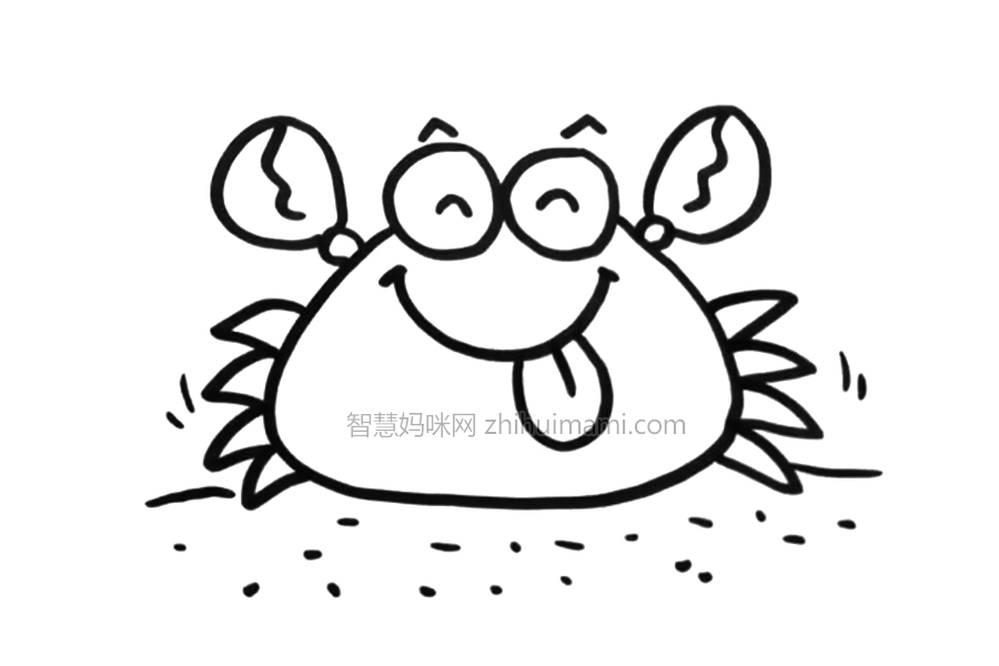 可爱的小螃蟹怎么画-图4