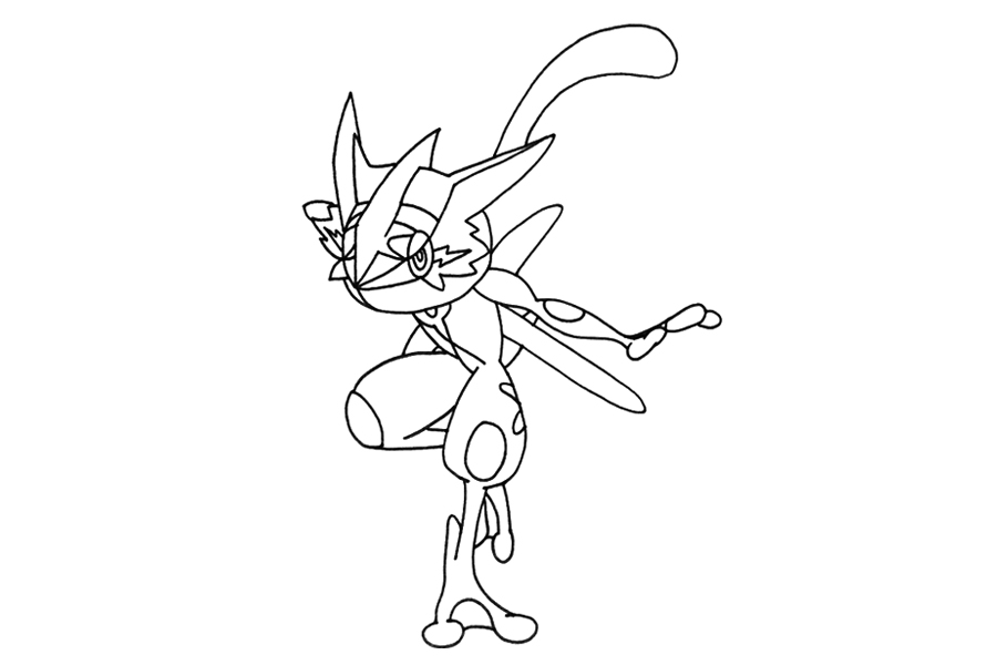 如何画一只甲贺忍蛙-图3