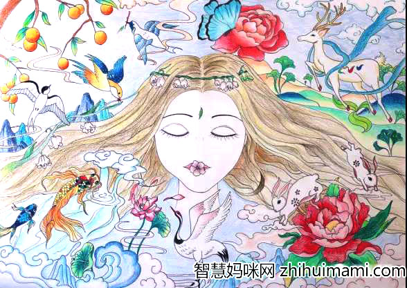 春天的华尔兹创意画