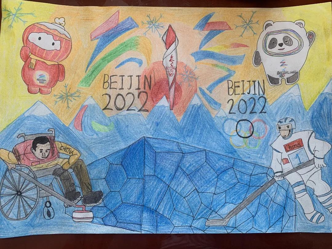 北京2022冬奥会主题绘画-图2