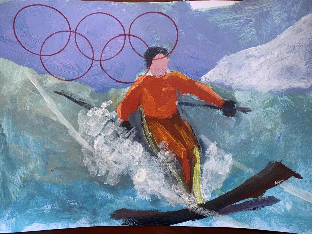 北京2022冬奥会主题绘画-图4